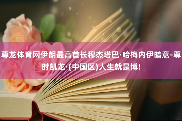 尊龙体育网伊朗最高首长穆杰塔巴·哈梅内伊暗意-尊时凯龙·(中国区)人生就是博!